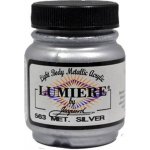 Jacquard Metalické Barvy Lumiere 563 metalická stříbrná – Hledejceny.cz
