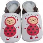 Lait et Miel Kožené capáčky s beruškou Bílá – Zbozi.Blesk.cz