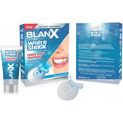 BlanX White Shock stomatologický bělicí gel 50 ml + LED světlo pro bělení zubů – Zboží Mobilmania