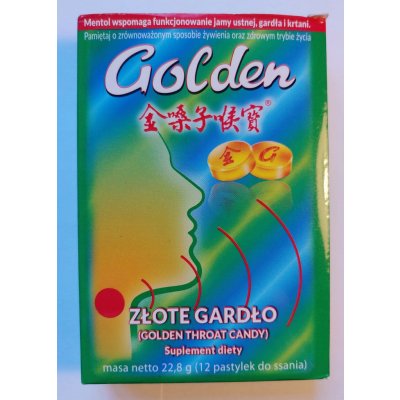 Golden Zlaté pastilky 12 ks – Zboží Dáma