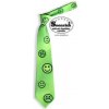 Kravata Soonrich kravata zelená smajlík kor006