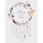 Atmosphera Nálepka do dětského pokoje lapač snů Fais un voeu 30 x 40 cm – Sleviste.cz