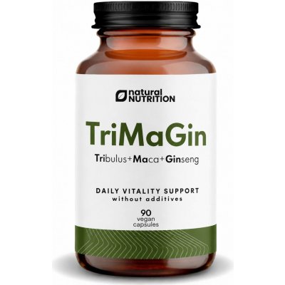 Natural Nutrition Tribulus + Maca + Ženšen 90 kapslí – Hledejceny.cz