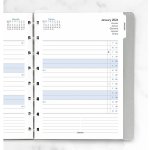 Filofax Notebook Kalendář 2024 A5 měsíční plán – Sleviste.cz