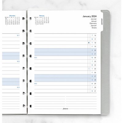 Filofax Notebook Kalendář 2024 A5 měsíční plán – Zbozi.Blesk.cz