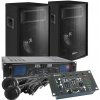 HiFi systém Vonyx Complete Professional Karaoke 500W Set se zesilovačem, reproboxy a kabely