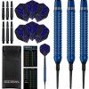 Designa Mako Darts Soft Tip Elektro Brass Shark Blue 20 g