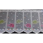 Dětská žakárová záclona SLONÍCI I výška 50 cm – Sleviste.cz