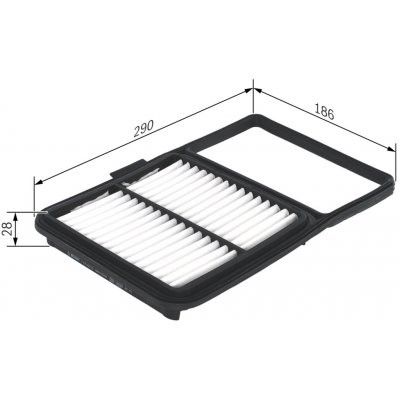 Vzduchový filtr BOSCH F 026 400 170 (F026400170) – Hledejceny.cz