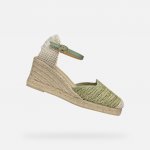 Geox Gelsa Low Světle zelená – Zboží Mobilmania