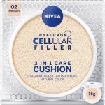 Nivea Hyaluron Cellular Filler Pečující make-up v houbičce 02 střední 15 g – Hledejceny.cz
