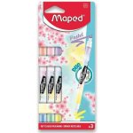 Maped Fluo Peps Duo Pastel 3 ks 734128 – Hledejceny.cz