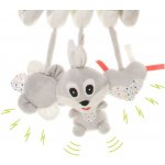 4Baby Plyš spirála králík chrastící se závěsnými hračkami – Zboží Mobilmania