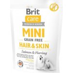 Brit Care Mini Grain-free Hair & Skin Salmon & Herring 0,4 kg – Sleviste.cz