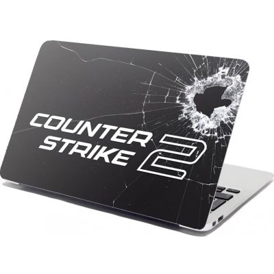 Sablio Samolepka na notebook Counter Strike 2 Průstřel - 29x20 cm – Zboží Živě