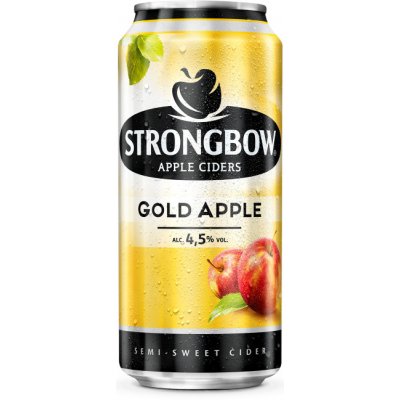 Strongbow Gold Apple Cider 4,5% 0,44 l (plech) – Zbozi.Blesk.cz