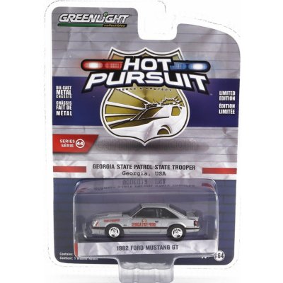 Greenlight Ford usa Mustang Gt Georgia State Police 1982 Silver 1:64 – Zbozi.Blesk.cz