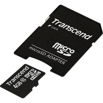 Transcend microSDHC 4 GB Class 10 TS4GUSDHC10 – Zboží Mobilmania