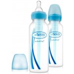 Dr. Brown´s láhev úzkohrdlá Options 2xmodrá 250ml – Zboží Dáma