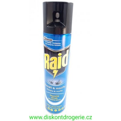 Raid spray proti létajícímu hmyzu 400 ml – Hledejceny.cz