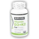 Survival Vitamín D3+K2 Fair power 120 kapslí