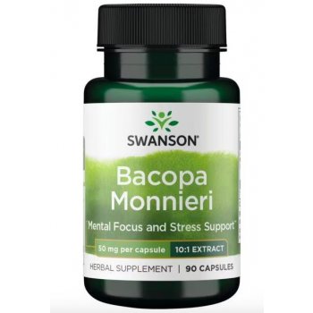 Swanson Bacopa Monnieri Extract BaCognize 50 mg 10:1 extract 90 kapslí