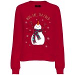 Only Dámský svetr ONLYDA Regular Fit 15270956 Urban Red SNOWMAN – Zboží Dáma