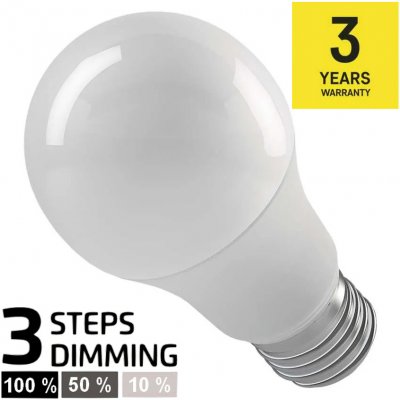 Emos LED žárovka A60 11,5W E27 teplá bílá, stmívatelná – Hledejceny.cz