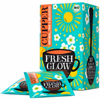 Cupper Čaj Fresh Glow Bio zázvor jablko citron 40 g