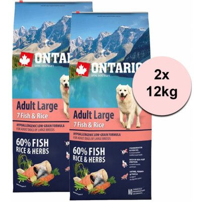 Ontario Adult Large Lamb & Rice 2 x 12 kg – Zboží Mobilmania