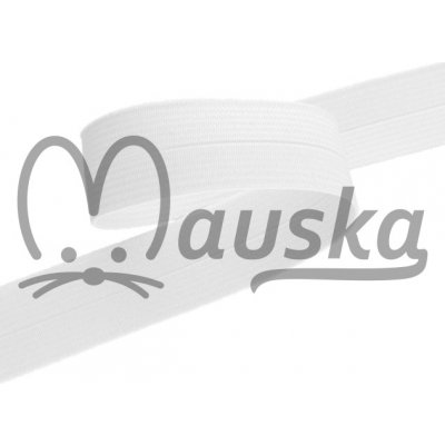 Lemovací pruženka guma 23mm - BÍLÁ – Zboží Dáma