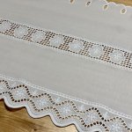 Vitrážová záclona V 291 bílá 40 cm – Hledejceny.cz