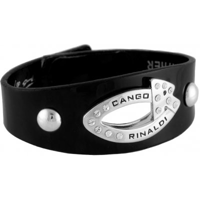 Auren luxusní černý kožený Cango & Rinaldi křišťálem se Swarovski Elements 5634