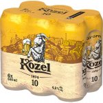 Velkopopovický Kozel pivo světlé výčepní 6 x 0,5 l (plech) – Zboží Dáma