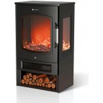 Juskys Elektrický krb 1800W černý – Zboží Mobilmania