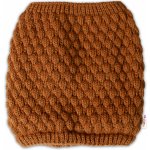 Baby Nellys pletený nákrčník/komínek hnědá – Zboží Mobilmania