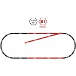 Fleischmann N Kolejový set B1 s výhybkou, s podložím 919010 – Zboží Dáma