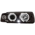 BMW E36 - Přední světla Angel Eyes - Tmavý chrom