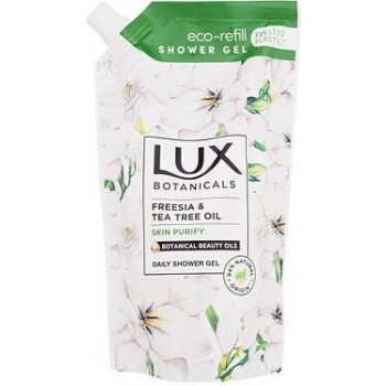 Lux Freesia & Tea Tree Oil jemný sprchový gel náhradní náplň 500 ml