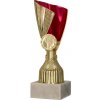 Pohár a trofej Plastová trofej Zlato-růžová 18 cm