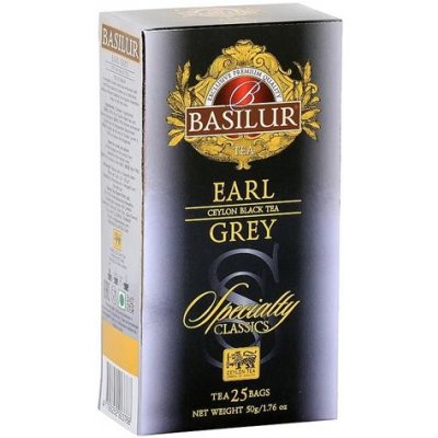 Basilur Black Tea Specialty Classic Earl Grey Tea 25 x 2 g