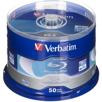 Verbatim BD-R 25GB 6x,spindle, 50ks (43838)