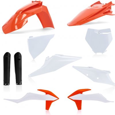 Acerbis plastový full kit KTM SX/SXF 19/22 replica 21 replica 21 /bílá oranžová – Sleviste.cz