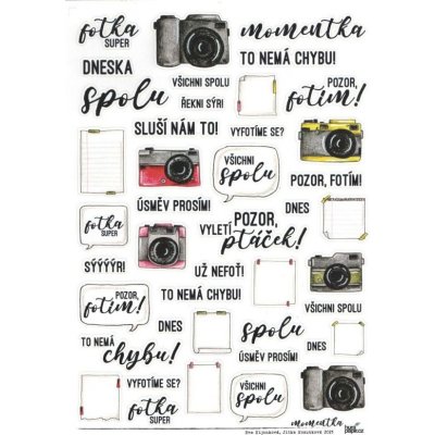 HuráPapír Samolepky A4 - Fotoaparát č.7 – Hledejceny.cz
