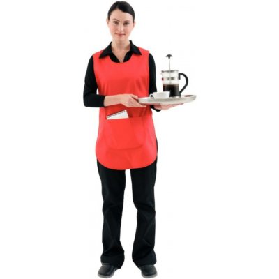 Profikuchar.cz Zástěra klokanka s kapsou bordó PRO-406103 – Zboží Dáma