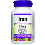 Webber Naturals Iron železo 90 tablet – Hledejceny.cz