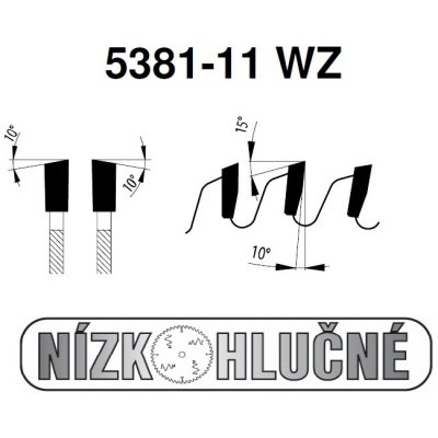 Pilana pilový kotouč SK 350x3,6/2,5x30 5381-11 108 WZ – Zboží Mobilmania