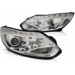 PŘEDNÍ SVĚTLA, SVĚTLOMETY, LAMPY FORD FOCUS MK3, 2011-2014, LED, CHROMOVÉ – Zboží Mobilmania