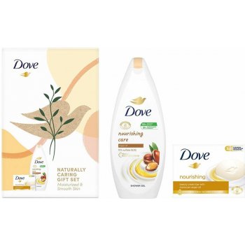 Dove Nourishing Care sprchový gel 250 ml + mýdlo 90 g dárková sada