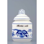 Dubí Cibulák slánka závěsná s dřevěným víkem a s nápisem Sůl 0 70 l originální cibulákový porcelán cibulový vzor 2 jakost 10116 2 – Hledejceny.cz